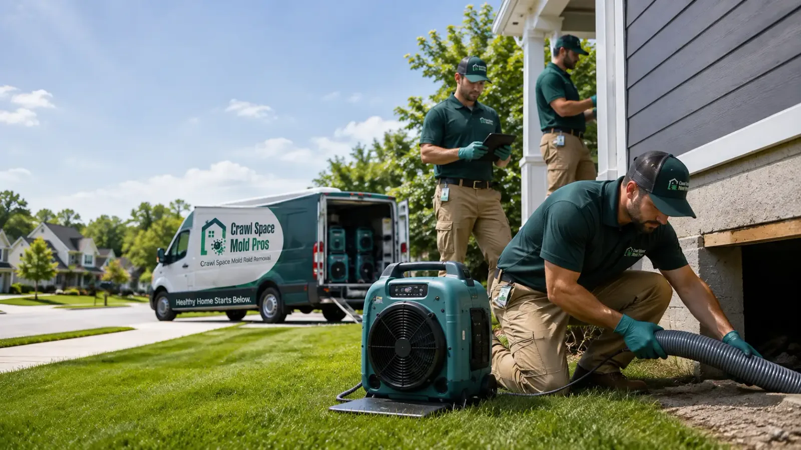 Crawl Space Mold Removal in Benton, IA